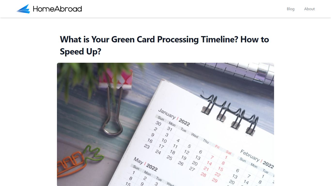 Know Your Green Card Processing Times - How to Fasten it? - HomeAbroad Inc.